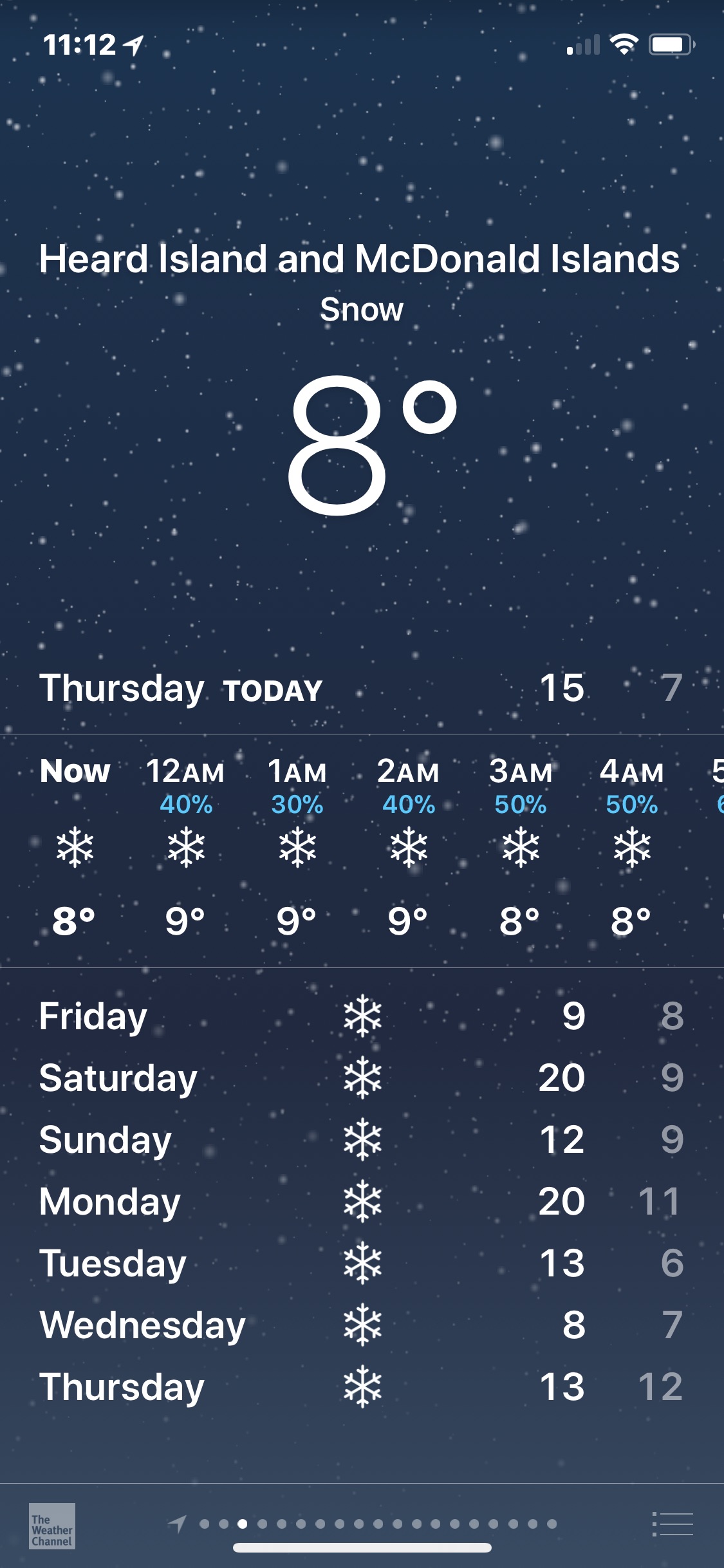 How To Have Lots Of Snow On Your Iphone Weather App Substandard Poodle